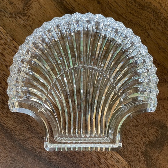 Waterford Crystal Other - Waterford crystal seashell trinket bowl